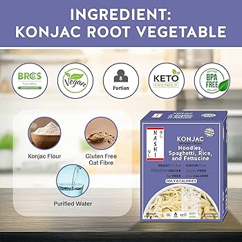 Amazon.com : Nashi Konjac Shirataki Premium Mix Pack (8×190g
